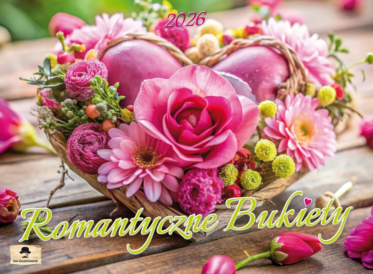 Kalendarz albumowy KSA v.3 Romantyczne bukiety Pan Kalendarzyk